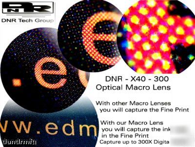 40X macro kit fuji finepix E900 9 mega pixel digital