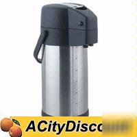 6EA stainless lined 3 liter airpot w/ sight gauge