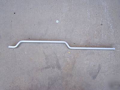 Commercial door aluminum pull push bar w/ grip handle