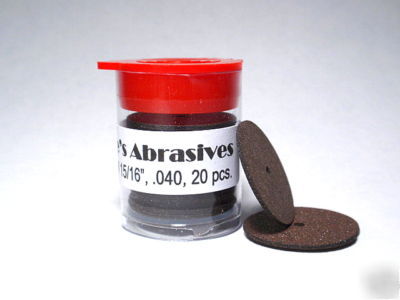 Cut off wheels for dremel(420)- 20 per vial- 15/16