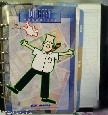 Dilbert organizer day runner planner almost vintage 
