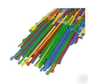 New 1000 each sno-cone spoon straws -- 