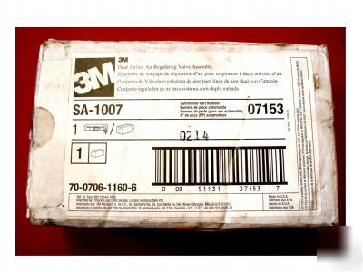 New 3M dual airline air regulating valve sa-1007 brand 