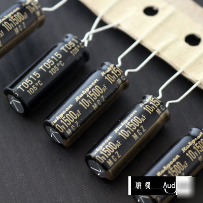 New 90PCS 1500UF 10V rubycon mcz pc capacitors 