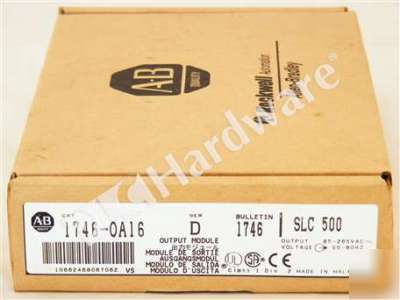 New * * allen bradley ab 1746-OA16 /d 1746-0A16 1746OA16