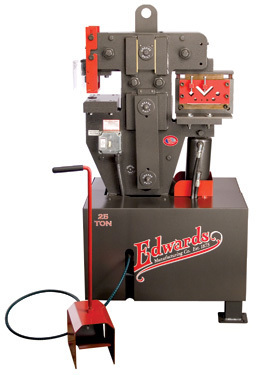 New brand edwards 25 ton iron worker 