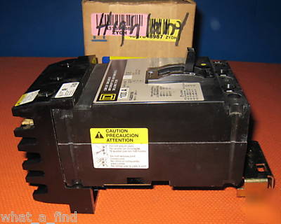 New square d FAB36100 circuit breaker fab 100 amp 3 p