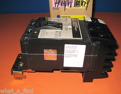 New square d FAB36100 circuit breaker fab 100 amp 3 p