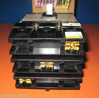 New square d FAB36100 circuit breaker fab 100 amp 3 p