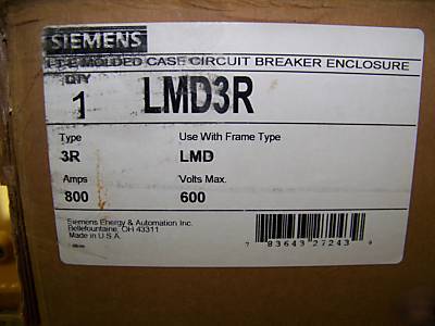 Siemens 800AMP or 600AMP N3R circuit breaker disconnect