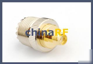 Sma-uhf adapter sma jack to uhf jack straight coaxial