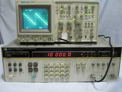 Hewlett packard hp 3325A function generator opt 2/cal 
