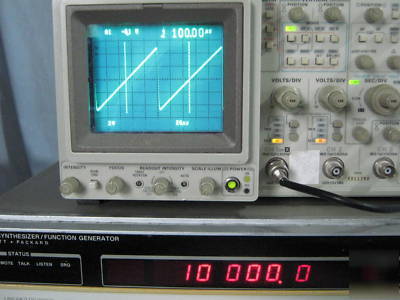Hewlett packard hp 3325A function generator opt 2/cal 