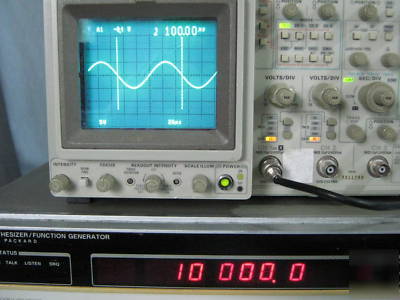 Hewlett packard hp 3325A function generator opt 2/cal 