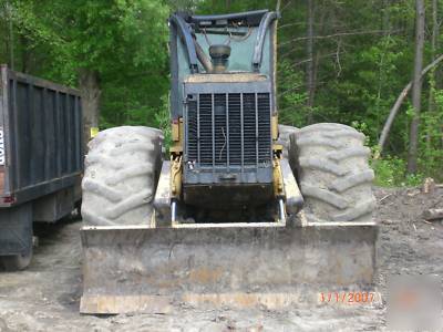 1991 johndeere 643D fellowbuncher, 1999 cat 515 skidder