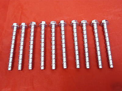 8 x 75MM ankerbolt masonry anchor fixings (pack of 10)