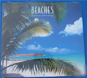 Beaches a 12 month 2008 wall calendar