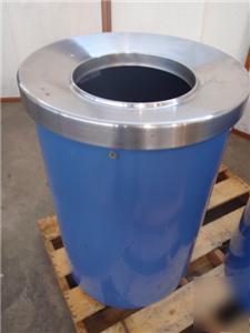 Blast resistant trash receptable bin mistral security 
