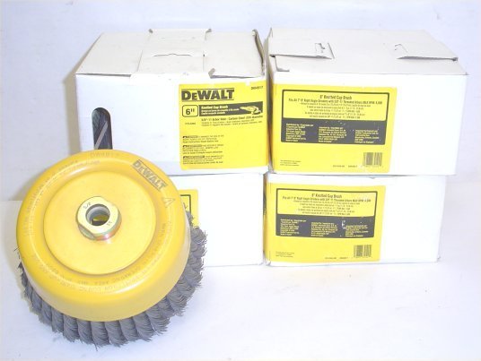 Dewalt DW4917 knotted cup brushes 6