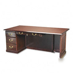 Dmi governors series left pedestal desk for u workstat