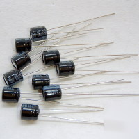 ECEA1VKS100 ultramini radial 10UF 35V...lot of 50