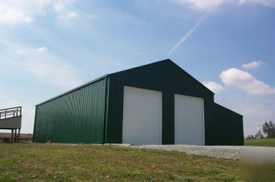 New large steel metal barn building- garage - 44' x 60'