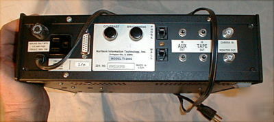 Nitek cctv twisted pair video transceiver model ti-2002