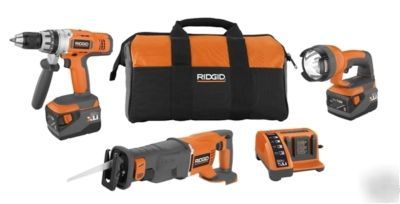 Ridgid 3-piece 24V cordless lithium-ion combo kit