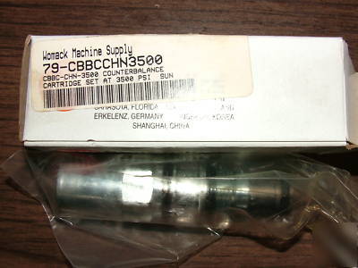 Sun hydraulic cartridge valve cbbc-chn