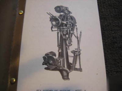 Usmc rex assembling machine model 