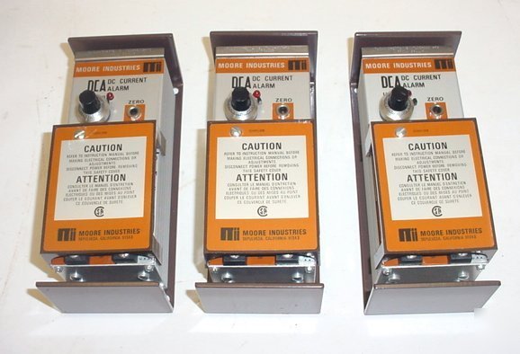 Lot 3 moore dca dc current alarms 2000 nominal 
