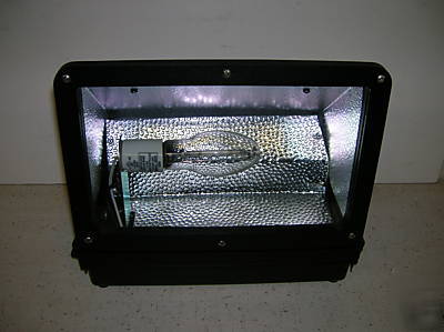 New 175 watt metal halide full cutoff wallpack & lamp