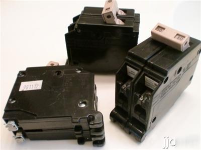 New cutler-hammer CH250 50 amp 120/240V 2 p ch cb 3AVAI