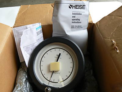 New heise pressure test calibration 1000 psi gauge gage 