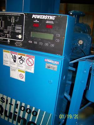 Quincy rotary screw air compressor qsi 1000 powersync