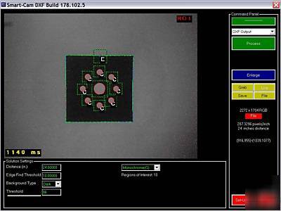 Smart-cam dxf on-screen reverse engineering software