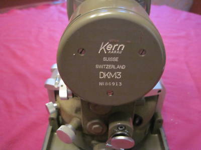 Theodolite kern DKM3 aarau surveyor transit swiss 86913