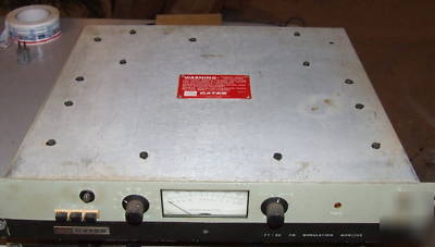 Vintage gates harris ft-80 fm modulation monitor FT80
