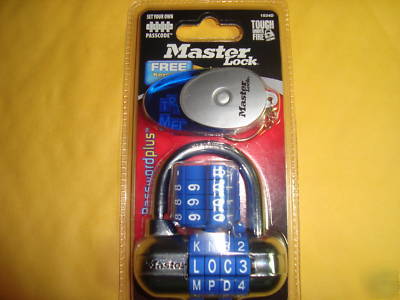  master lock set your own passcode combination + bonus