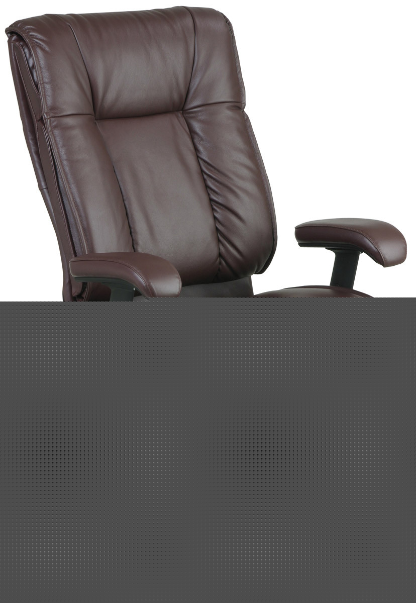 Burgundy leather high back executive desk office chair