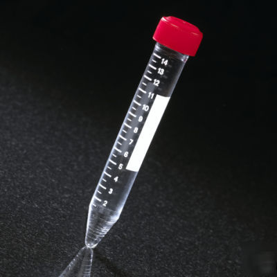 Centrifuge tubes 15ML acrylic research grade, 500/case