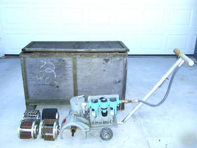 Desco pneumatic concrete scarifier peener grinder