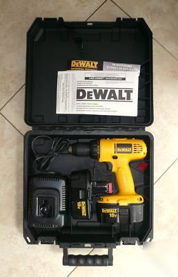 Dewalt DW959K2 heavy duty Â½â€ 18V cordless drill driver 