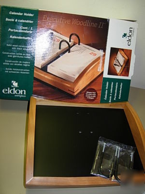 Eldon professional calender holder mahogany woodline ii