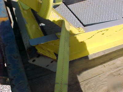 12' high metal industrial stairs w/ railing stairway