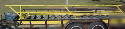 12' high metal industrial stairs w/ railing stairway