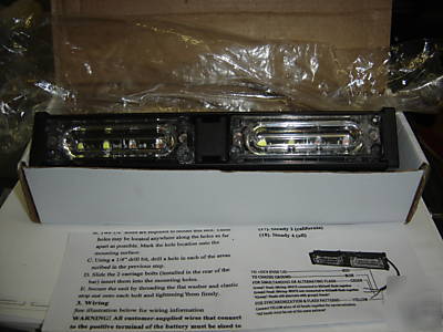 1PC SLSLLC4E402 linear led 2 module lightbar fire ems