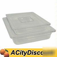 3 dz update 1/4 size polycarbonate food pans 2.5