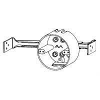 Allied moulded products 4IN fbgl rnd box w/bar 9350-ubk