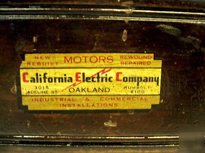 Antique western electro mechanical amp meter gauge 